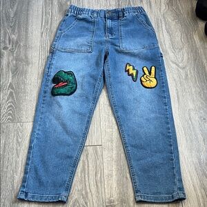 Kids Denim Jeans with Fun Patches